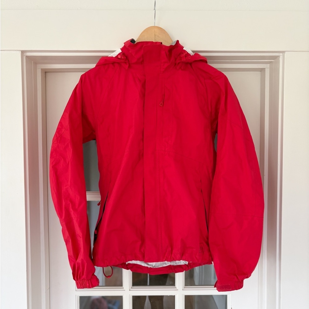 REI Red Women’s Hooded Rain Jacket